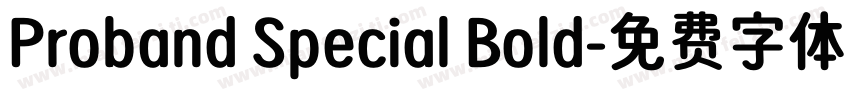 Proband Special Bold字体转换